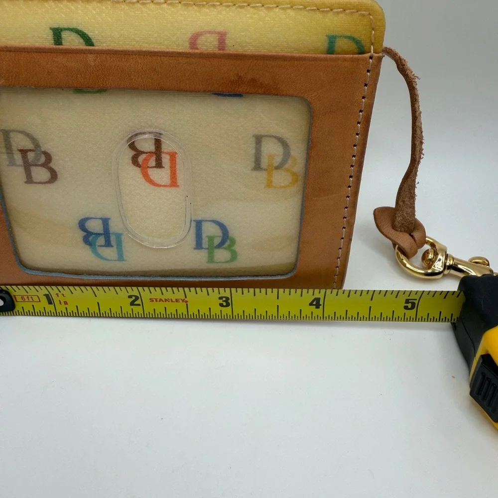Dooney & Bourke It Bag Multi-Color DB Monogram Belt Loop Cell Phone Case Pouch